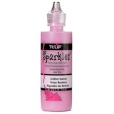 Tulip Sparkles Dimensional Fabric Paint Cotton Candy 4 fl oz (20740) (OUTLET)