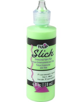 Tulip Slick Dimensional Fabric Paint Fluorescent Green 4 fl oz (41412) (OUTLET) Tulip Slick Dimensional Fabric Paint Fluorescent Green 4 fl oz (41412) (OUTLET)