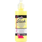 Tulip Slick Dimensional Fabric Paint Fluorescent Yellow 4 fl oz (41427) (OUTLET)