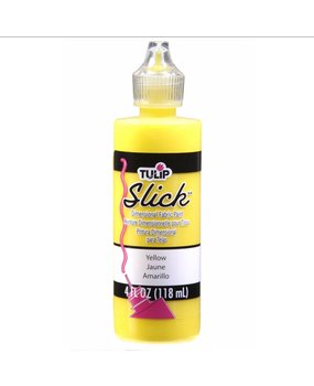 Tulip Slick Dimensional Fabric Paint Yellow 4 fl oz (41408) (OUTLET) Tulip Slick Dimensional Fabric Paint Yellow 4 fl oz (41408) (OUTLET)