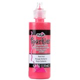 Tulip Sparkles Dimensional Fabric Paint Red Hot 4 fl oz (20742) (OUTLET)