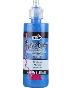 Tulip Sparkles Dimensional Fabric Paint Blueberry 4 fl oz (20744) (OUTLET) Tulip Sparkles Dimensional Fabric Paint Blueberry 4 fl oz (20744) (OUTLET)