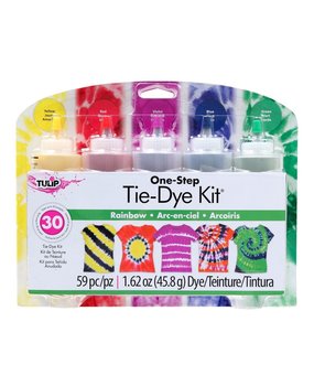 Tulip One-Step Tie-Dye Kit Rainbow (5pcs) (31674) (OUTLET) Tulip One-Step Tie-Dye Kit Rainbow (5pcs) (31674) (OUTLET)