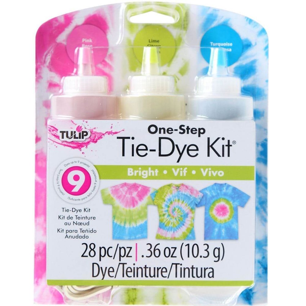 Tulip One-Step Tie-Dye Kit Bright (3pcs) (31678) (OUTLET) Tulip One-Step Tie-Dye Kit Bright (3pcs) (31678) (OUTLET)