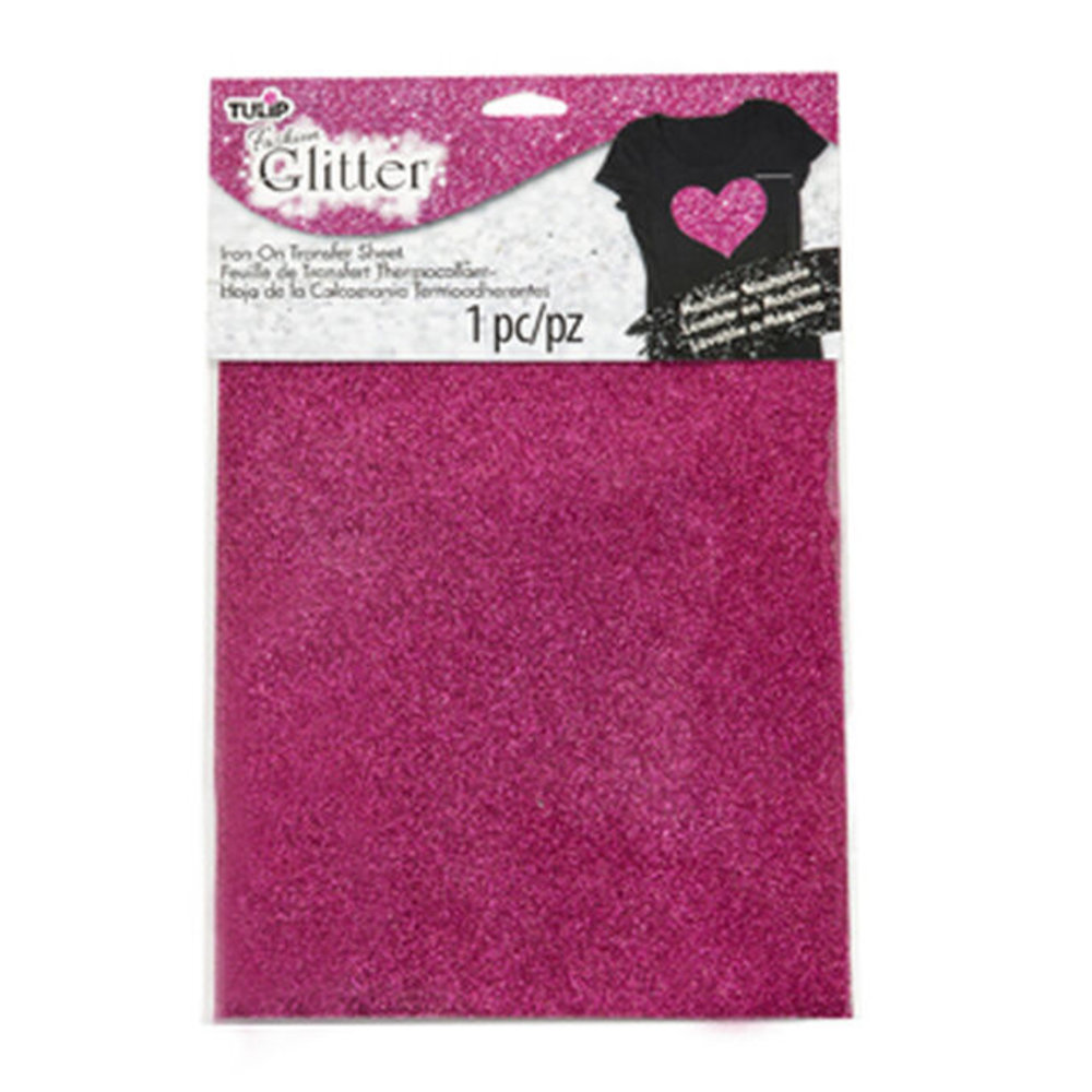 IronOn Transfer Sheets Fashion Glitter Pink (1pcs) (32477) Craftlines B.V.