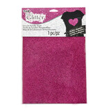 Tulip Iron-On Transfer Sheets Fashion Glitter Pink (1pcs) (32477) (OUTLET)
