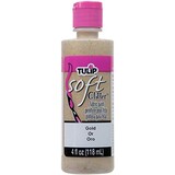 Tulip Glitter Brush-On Fabric Paint Gold 4 fl oz (20413) (OUTLET)