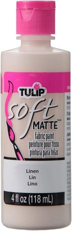 Tulip Matte Brush-On Soft Fabric Paint Linen 4 fl oz (26534) (OUTLET)