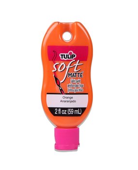 Tulip Matte Brush-On Soft Fabric Paint Orange 2 fl oz (30961) (OUTLET)