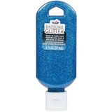 Tulip Dazzling Glitter Brush-on Fabric Paint Dazzling Aquamarine 2 fl oz (40192) (OUTLET)