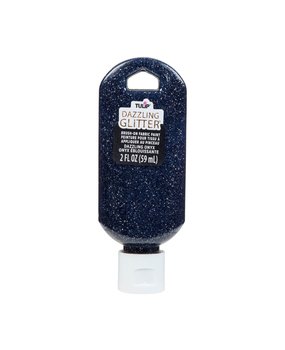 Tulip Dazzling Glitter Brush-on Fabric Paint Dazzling Onyx 2 fl oz (40198) (OUTLET) Tulip Dazzling Glitter Brush-on Fabric Paint Dazzling Onyx 2 fl oz (40198) (OUTLET)