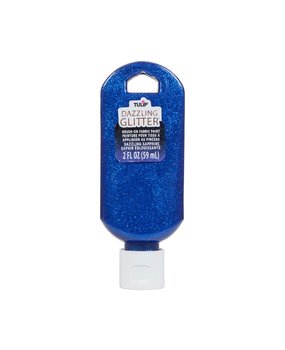 Tulip Dazzling Glitter Brush-on Fabric Paint Dazzling Sapphire 2 fl oz (40193) (OUTLET) Tulip Dazzling Glitter Brush-on Fabric Paint Dazzling Sapphire 2 fl oz (40193) (OUTLET)