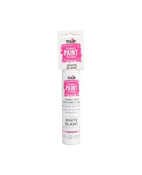 Tulip Fabric Paint Dauber White 1 fl oz (44235) (OUTLET)
