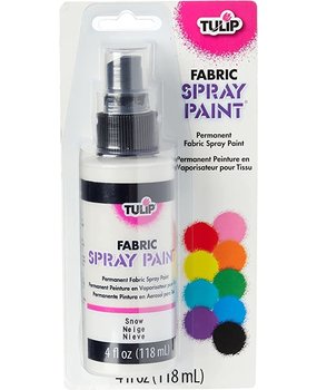 Tulip Fabric Spray Paint Snow 4 fl oz (26569) (OUTLET)