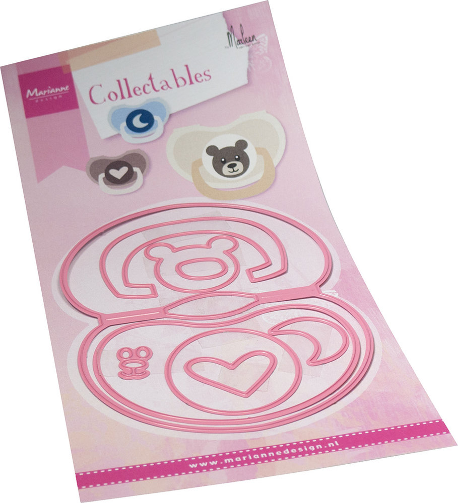 Marianne Design Collectables Dies by Marleen Bag Topper Pacifier (COL1522) (DISCONTINUED) Marianne Design Collectables Dies by Marleen Bag Topper Pacifier (COL1522) (DISCONTINUED)