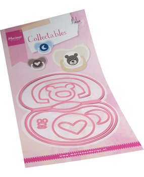 Marianne Design Collectables Dies by Marleen Bag Topper Pacifier (COL1522) (DISCONTINUED) Marianne Design Collectables Dies by Marleen Bag Topper Pacifier (COL1522) (DISCONTINUED)