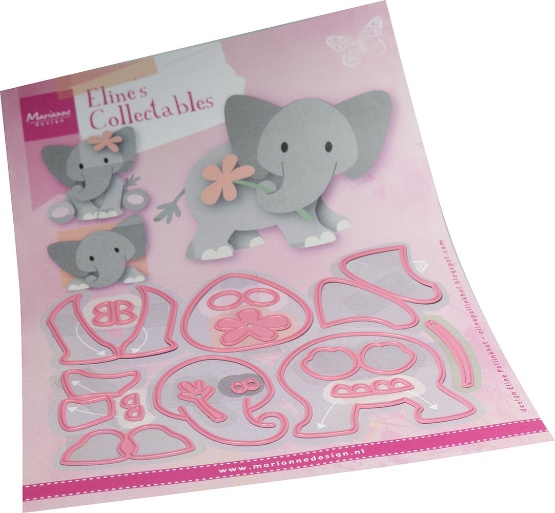 Marianne Design Collectables Dies Eline's Baby Elephant (COL1521) Marianne Design Collectables Dies Eline's Baby Elephant (COL1521)