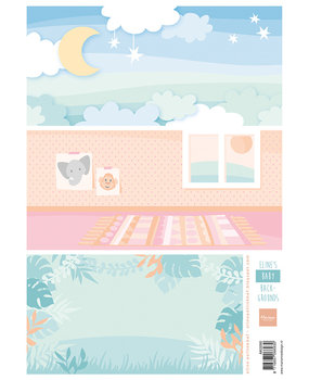 Marianne Design Decoupage A4 Sheet Eline's Baby Backgrounds (AK0090) (DISCONTINUED) Marianne Design Decoupage A4 Sheet Eline's Baby Backgrounds (AK0090) (DISCONTINUED)