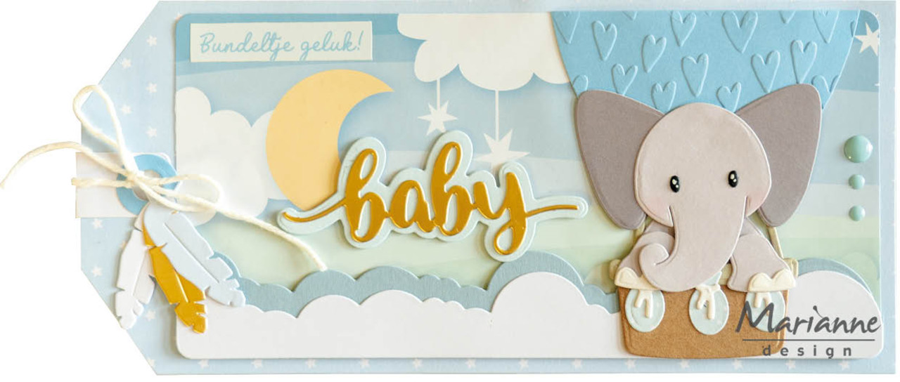 Marianne Design Collectables Dies Eline's Baby Elephant (COL1521) Marianne Design Collectables Dies Eline's Baby Elephant (COL1521)