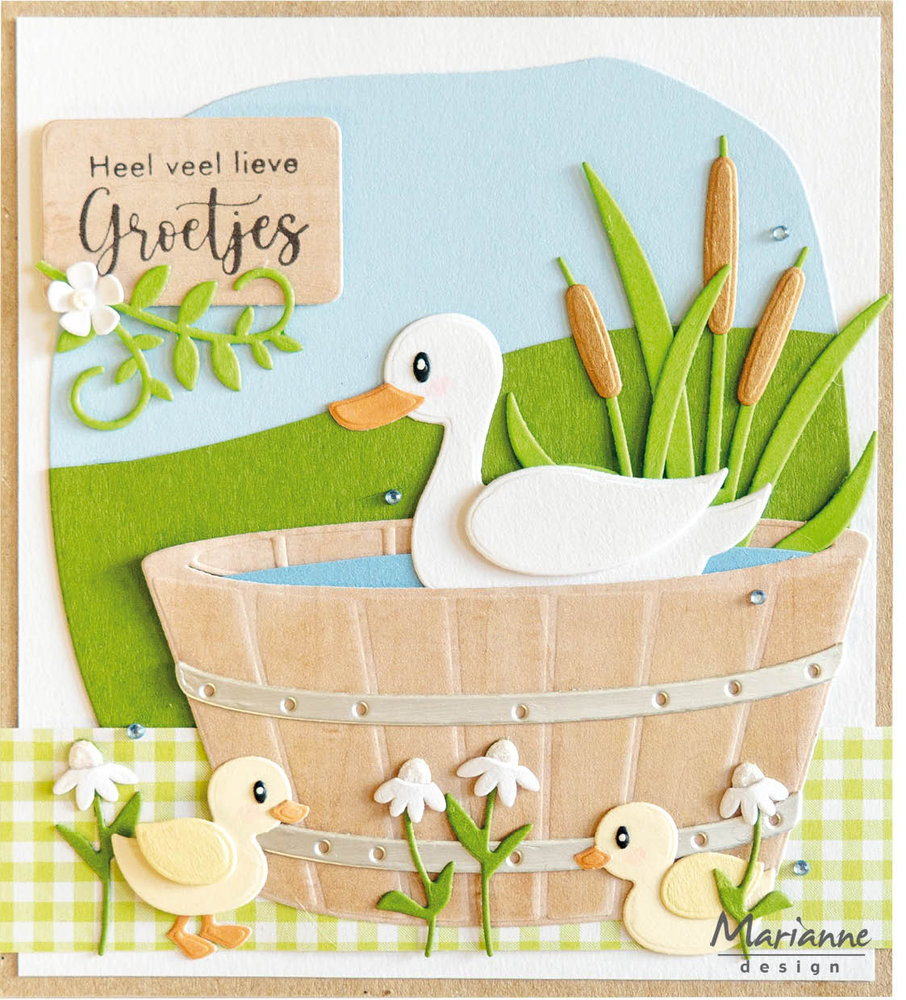 Marianne Design Craftables by Marleen Cattails (CR1620) (DISCONTINUED)