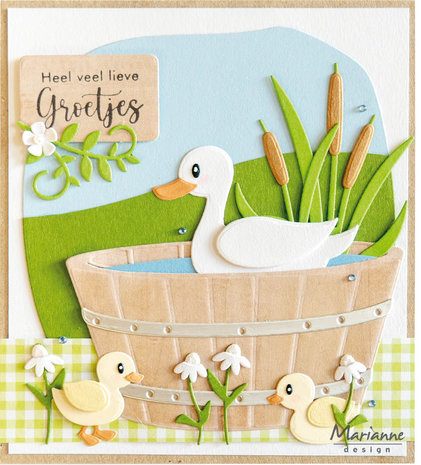 Marianne Design Craftables by Marleen Cattails (CR1620) (DISCONTINUED)