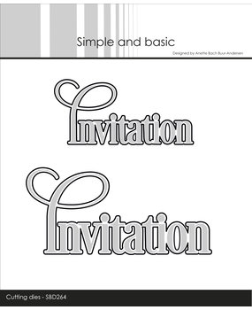 Simple and Basic Invitation Cutting Dies (SBD264) (OUTLET)