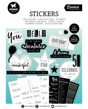 Studio Light Sentiments Essentials Stickers (SL-ES-STIC06) (OUTLET)