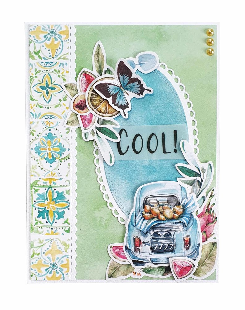 Studio Light Fresh Citrus Essentials A5 Mixed Paper Pad (SL-ES-MPP21) (OUTLET)