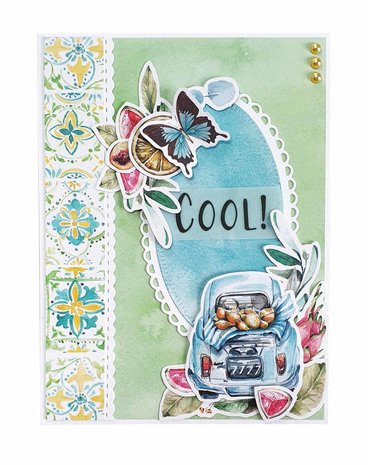 Studio Light Fresh Citrus Essentials A5 Mixed Paper Pad (SL-ES-MPP21) (OUTLET)