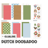 Dutch Doobadoo Crafty Paper Slimline Xmas Dogs (473.005.027) (DISCONTINUED)