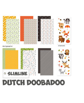 Dutch Doobadoo Crafty Paper Slimline Woodland Animals (473.005.026) (DISCONTINUED)