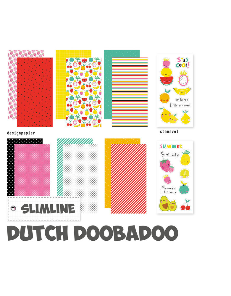 Dutch Doobadoo Crafty Paper Slimline Stay Cool (473.005.025) (DISCONTINUED)