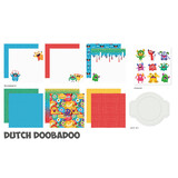Dutch Doobadoo Crafty Paper 20x20 cm Monster House (473.005.030) (DISCONTINUED)