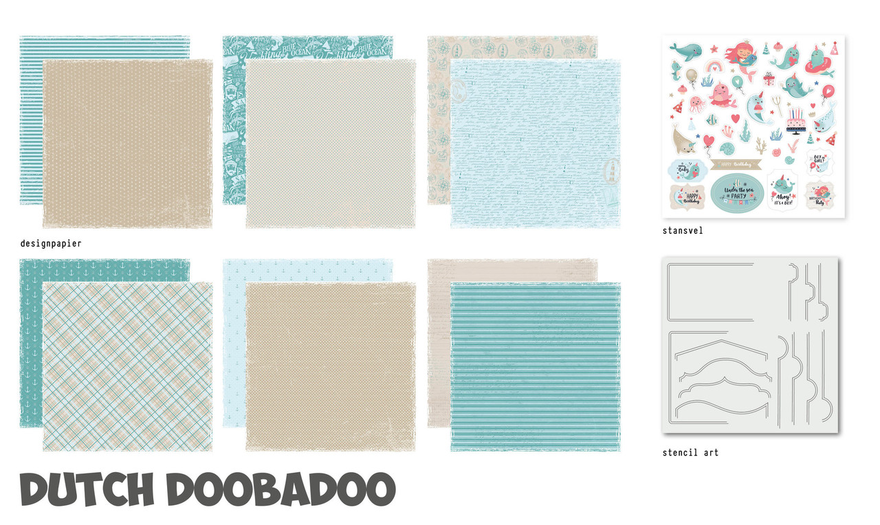 Dutch Doobadoo Crafty Kit XL Seashore (473.005.015) (DISCONTINUED)