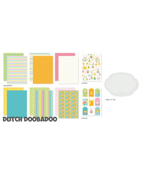 Dutch Doobadoo Crafty Kit A5 Easter Bunnies (473.005.007) (DISCONTINUED)