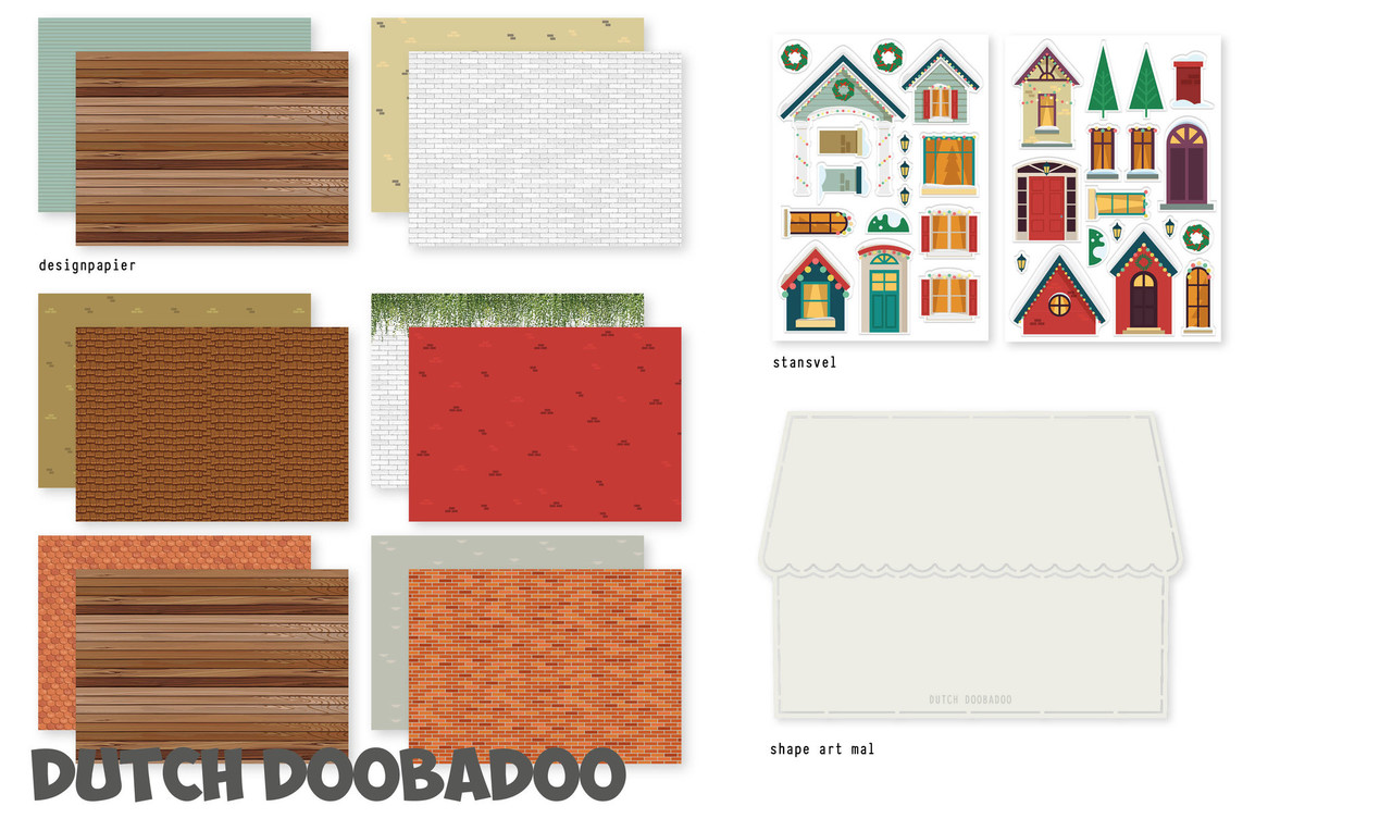 Dutch Doobadoo Crafty Kit A5 Christmas Scene (472.100.006) (DISCONTINUED) Dutch Doobadoo Crafty Kit A5 Christmas Scene (472.100.006) (DISCONTINUED)