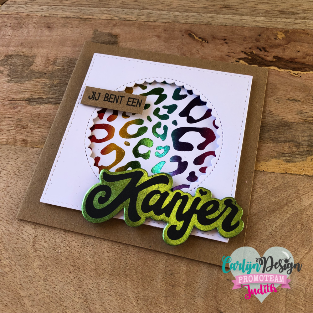 CarlijnDesign Hot Foil Solid Plate A6 + A2 (CDHF-0025) CarlijnDesign Hot Foil Solid Plate A6 + A2 (CDHF-0025)