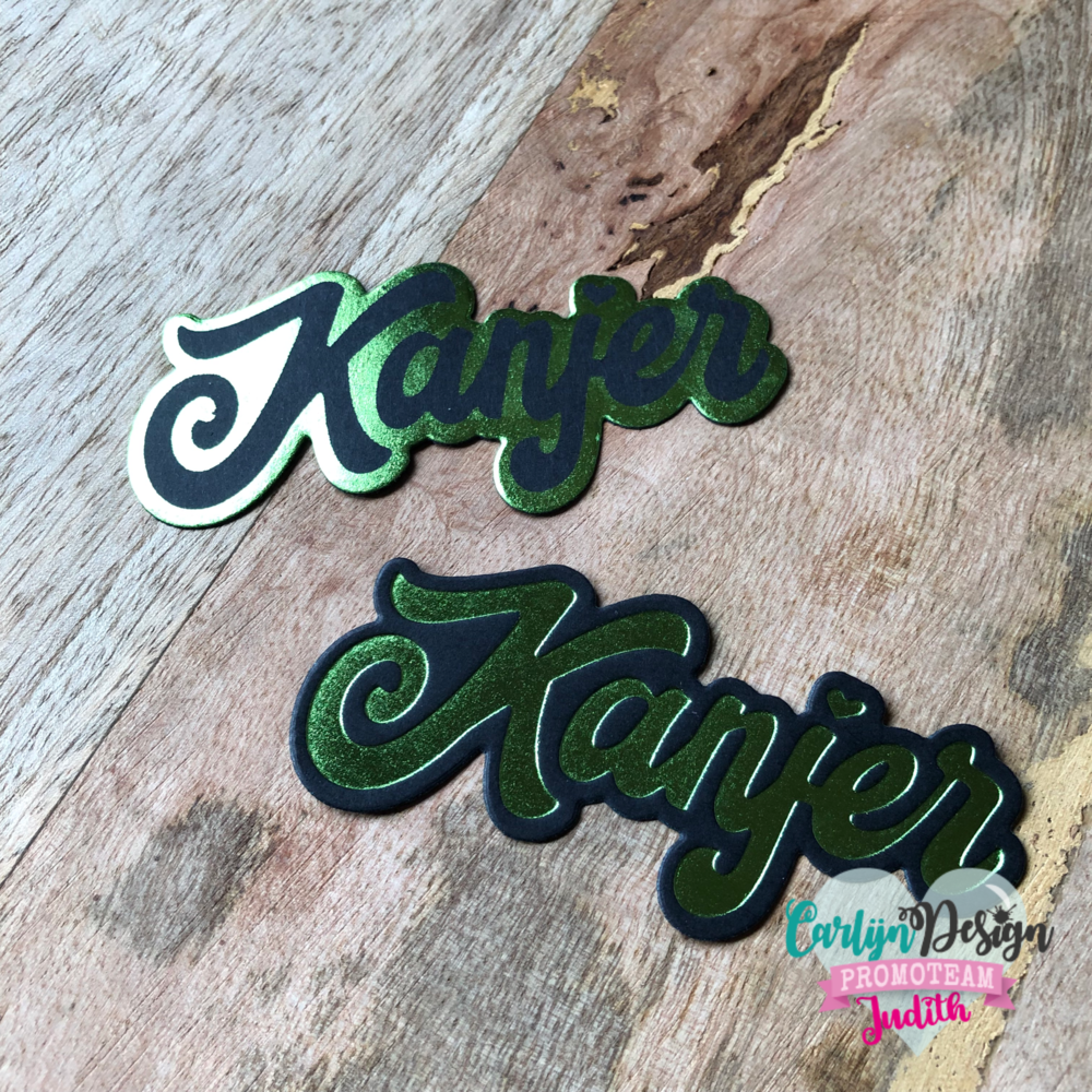 CarlijnDesign Hot Foil Solid Plate A6 + A2 (CDHF-0025) CarlijnDesign Hot Foil Solid Plate A6 + A2 (CDHF-0025)