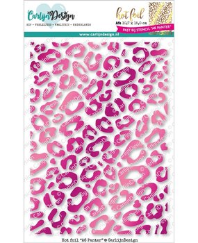 CarlijnDesign Hot Foil A6 Panter (CDHF-0024) (DISCONTINUED)