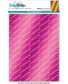 CarlijnDesign Hot Foil Solid Plate A6 + A2 (CDHF-0025)