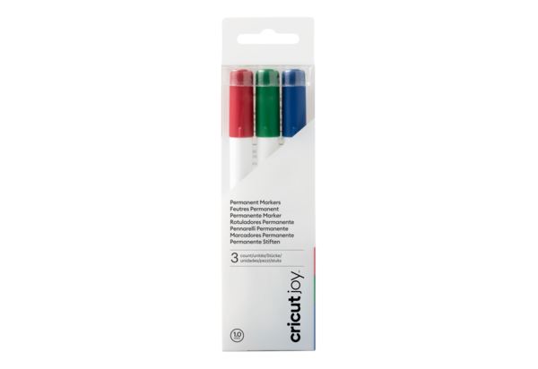 Cricut Joy Permanent Markers 1.0 Blue/Red/Green (3pcs) (2008805) (DISCONTINUED)