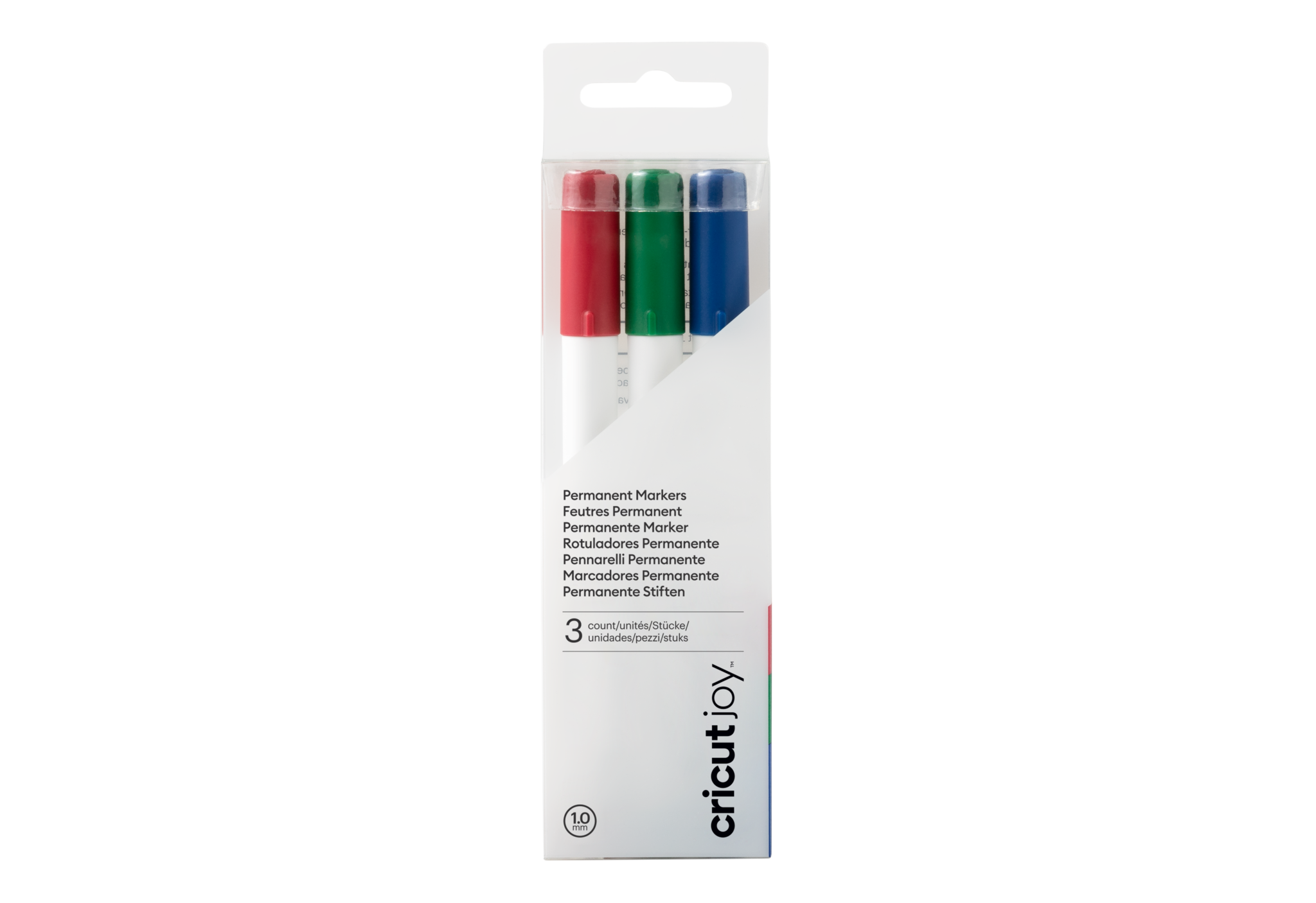Joy Permanent Markers 1.0 Blue/Red/Green (3pcs) (2008805) Craftlines B.V.