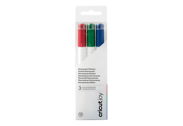 Cricut Joy Permanent Markers 1.0 Blue/Red/Green (3pcs) (2008805) (DISCONTINUED)