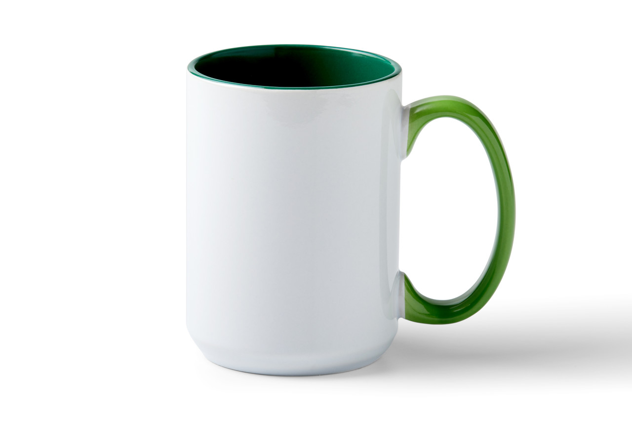 Cricut Beveled Ceramic Mug Blank Forest 440ml (1pcs) (2009395) (DISCONTINUED)