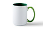 Beveled Ceramic Mug Blank Forest 440ml (1pcs) (2009395) (DISCONTINUED)