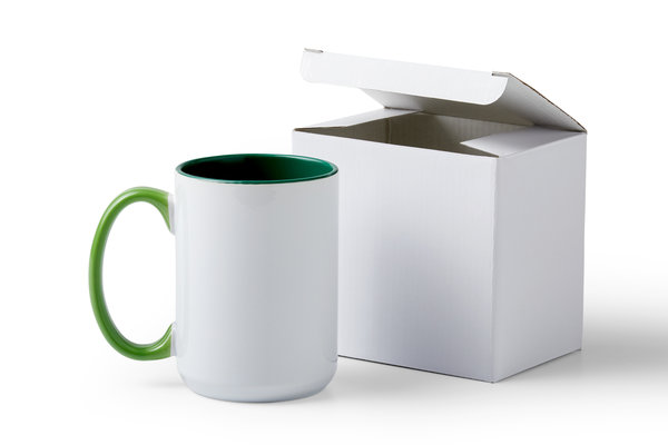 Cricut Beveled Ceramic Mug Blank Forest 440ml (1pcs) (2009395) (DISCONTINUED)