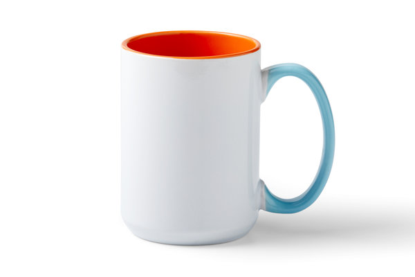 Cricut Ocean Beveled Ceramic Blank Mug - 15 oz