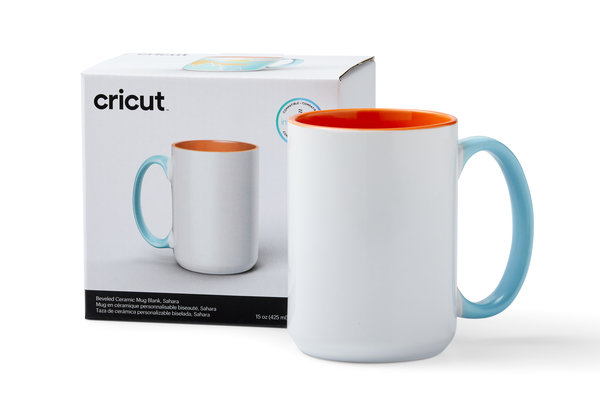 Cricut Beveled Ceramic Mug Blank Sahara 440ml (1pcs) (2009396) (DISCONTINUED)