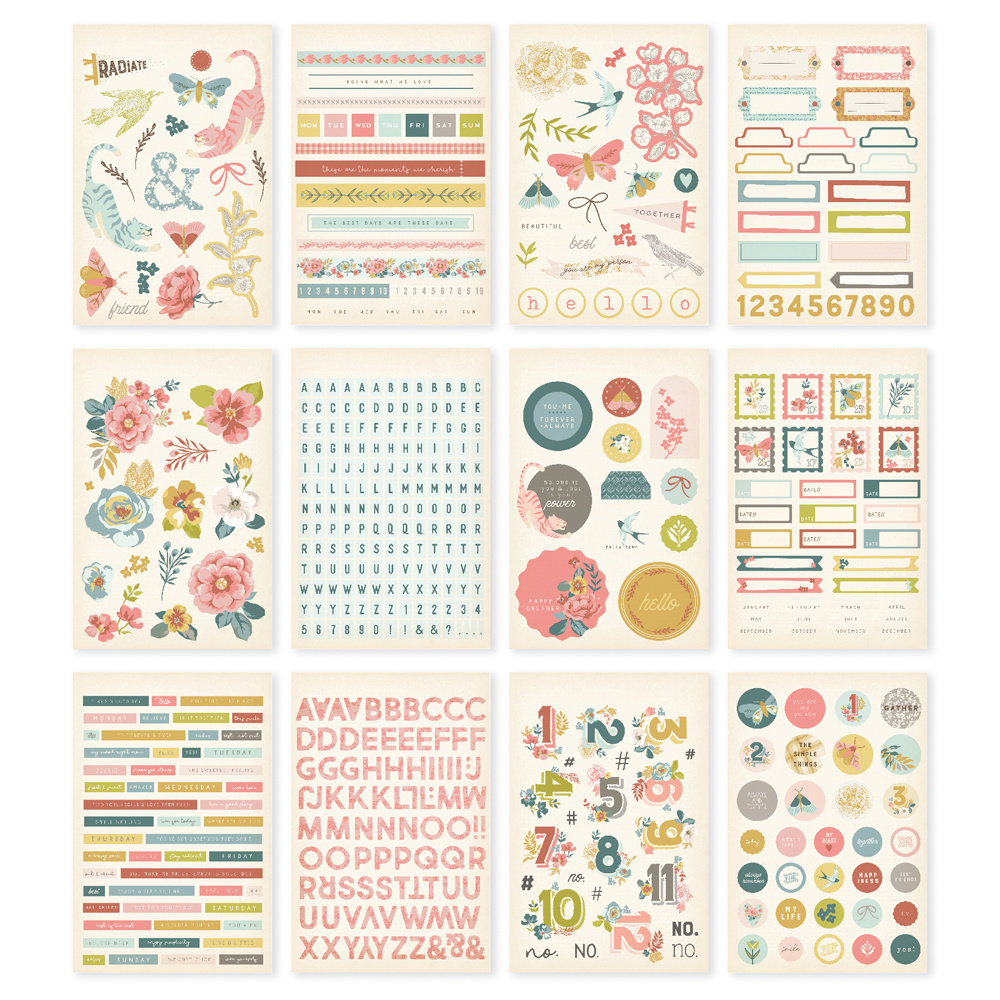 Simple Stories Wildflower Sticker Book (19520) (DISCONTINUED)