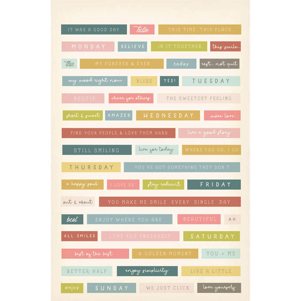 Simple Stories Wildflower Sticker Book (19520) (DISCONTINUED)